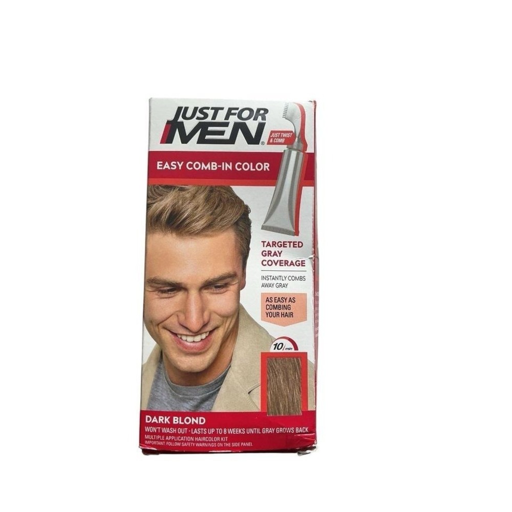 Just For Men - Easy Comb-In Hair Color (1.2 oz) - Dark Blond Gray Cover
